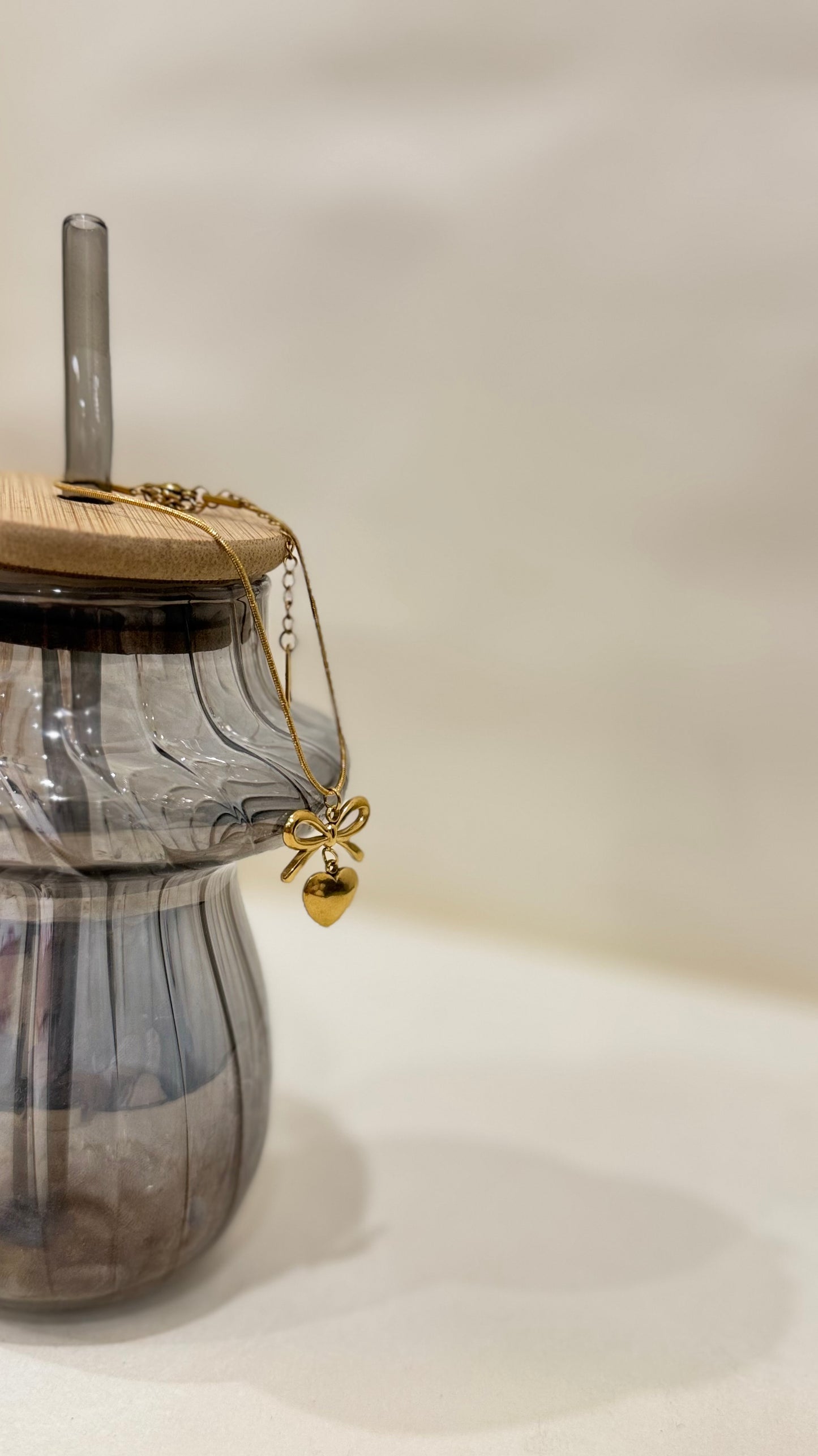 Lamise Bow Heart Bracelet | Charming Bow & Heart Dangle Bracelet